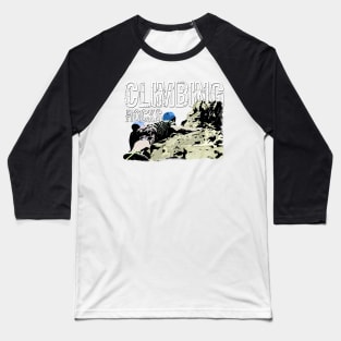 Vintage Rock Climbing Baseball T-Shirt